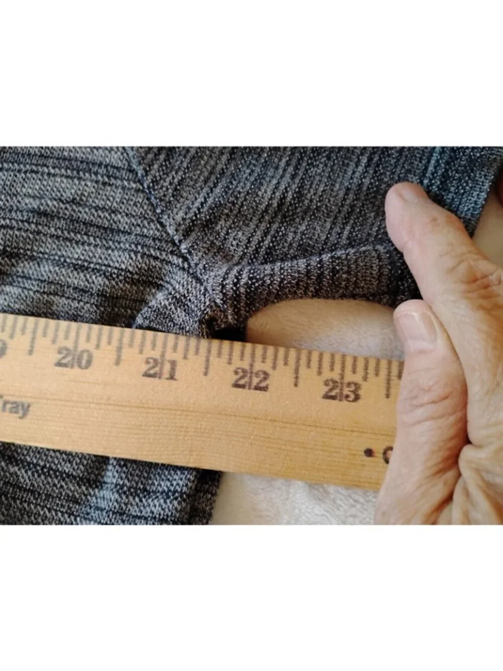 Banana Republic Mens Polo Shirt Casual School Work XL Marled Gray Black Pocket
